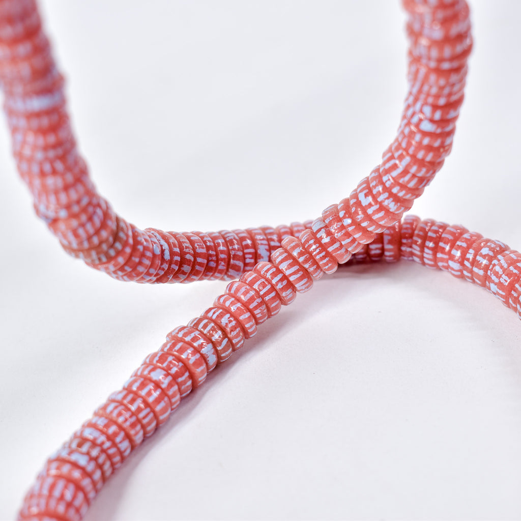 Krobo "Recycled" Powder Glass Disk Trade Beads
