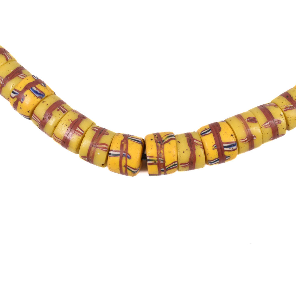 Yellow Venetian Trade Beads Ericson Collection