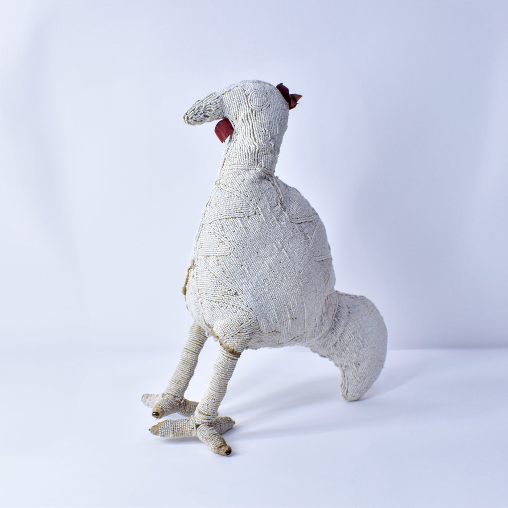 Yoruba Beaded White Chicken Nigeria
