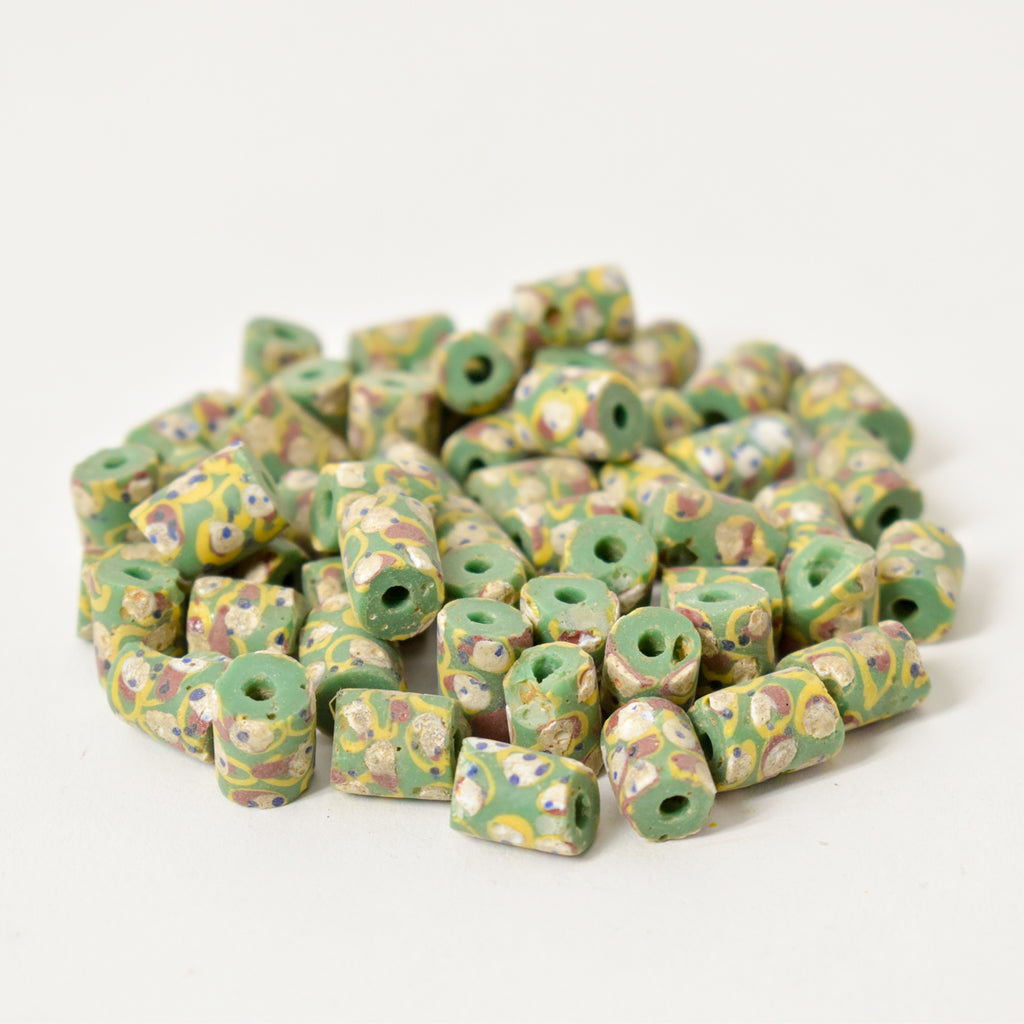 55 Venetian Green Trade Beads