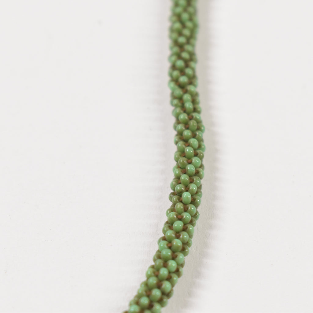 Green Fulani Beaded Necklace