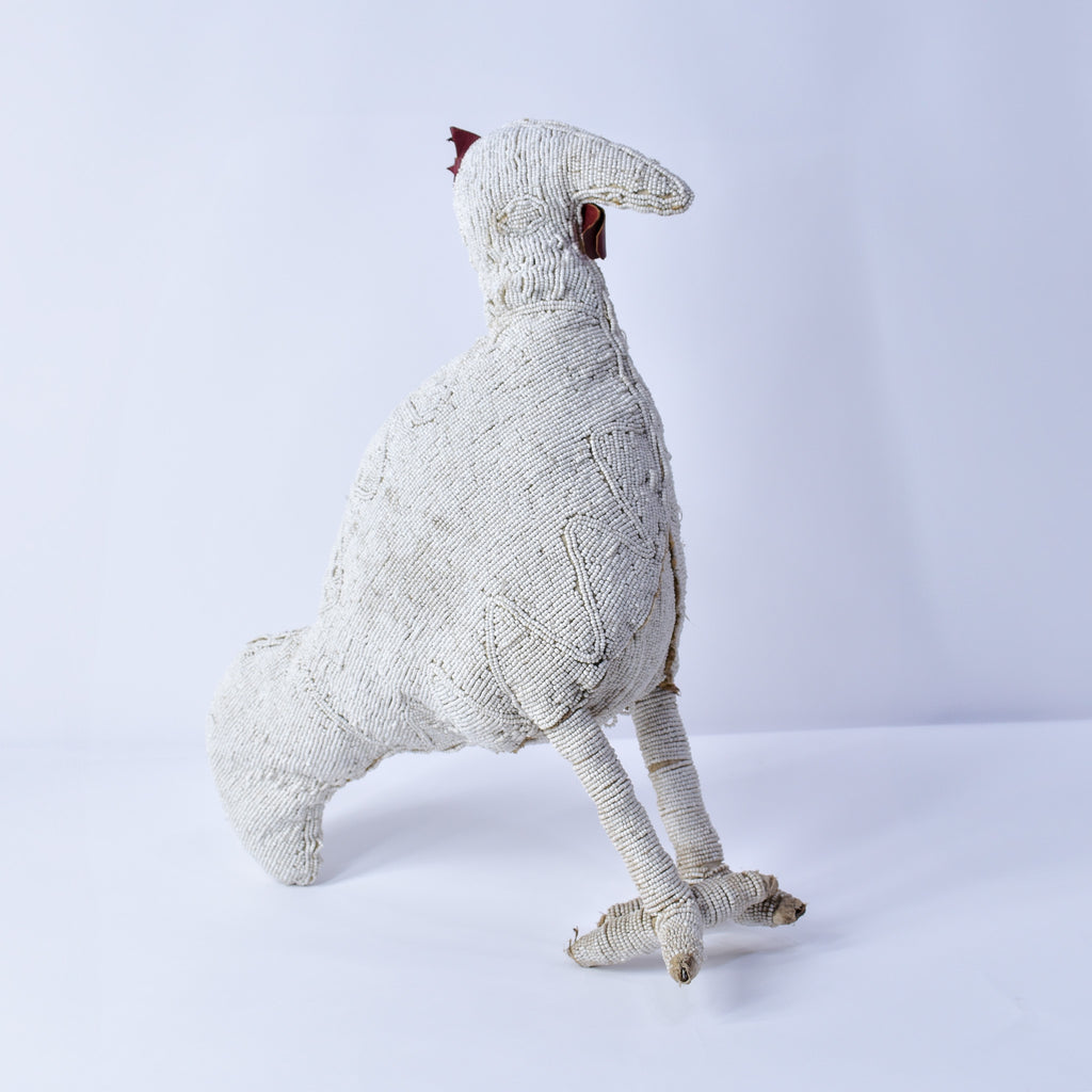 Yoruba Beaded White Chicken Nigeria