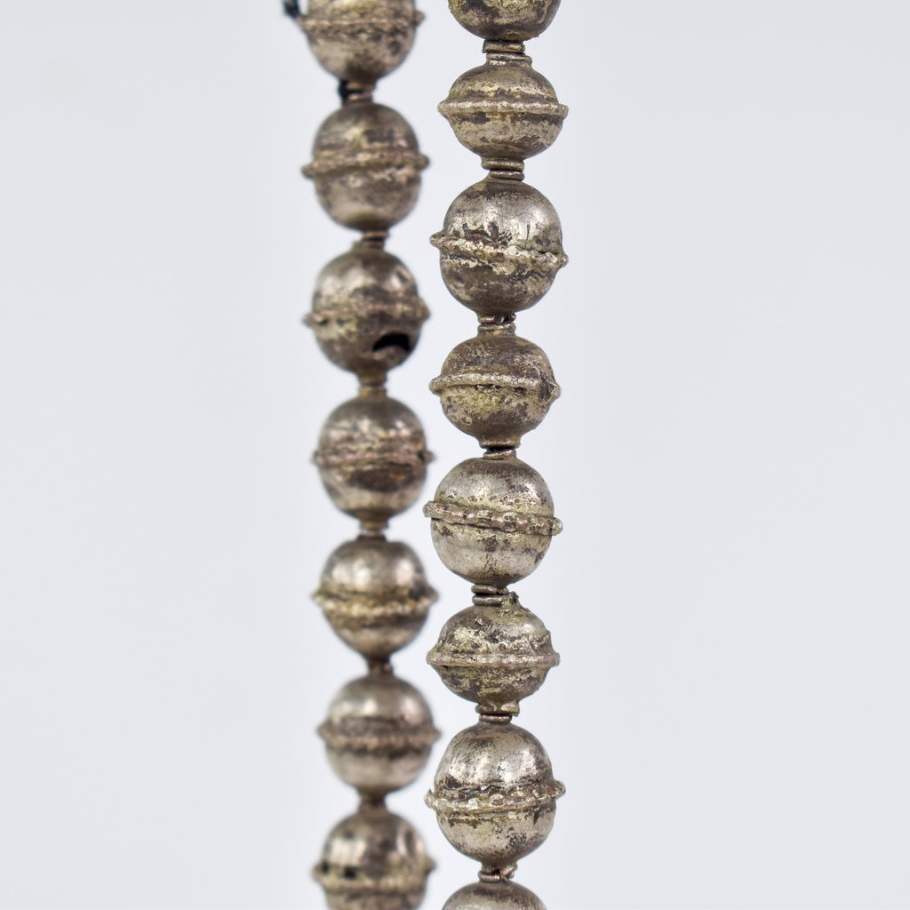 Old Ethiopian Silver Colored Trade Beads