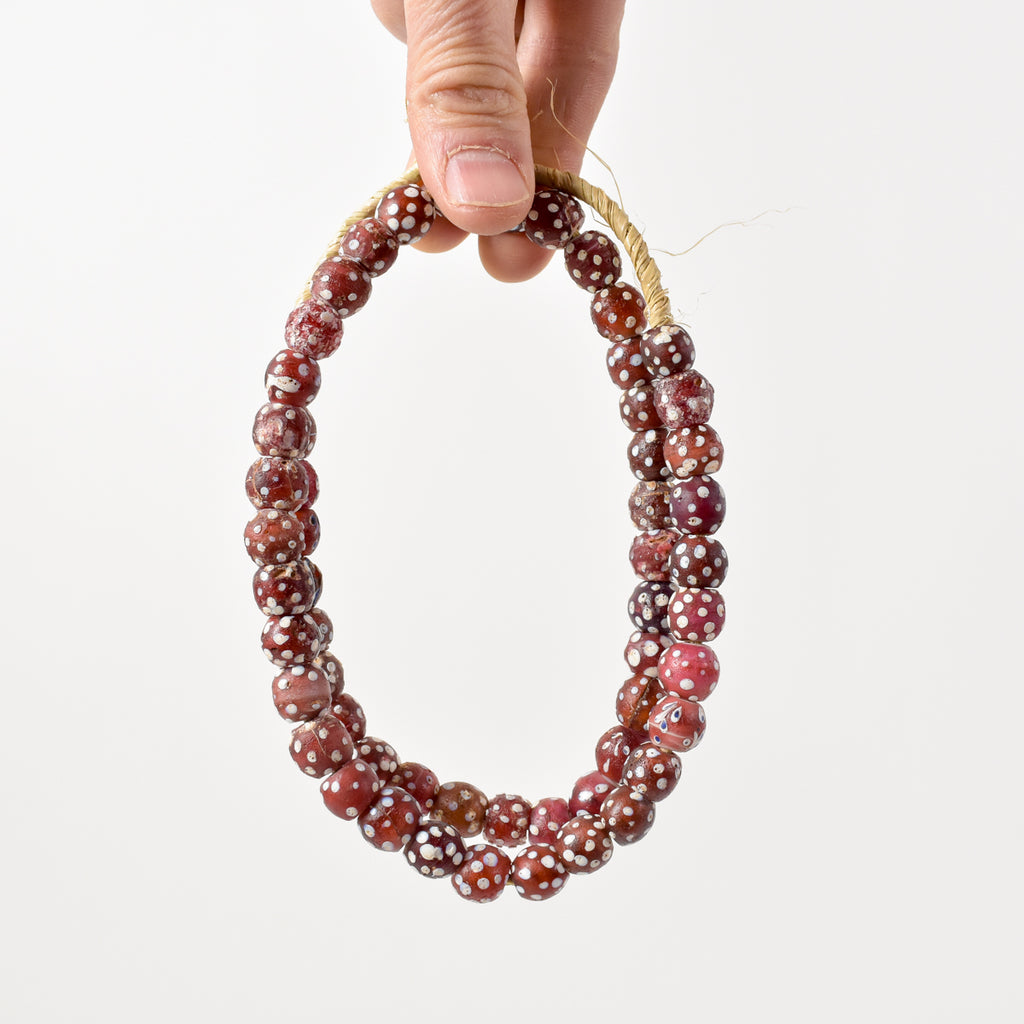 Venetian Skunk Red Trade Beads
