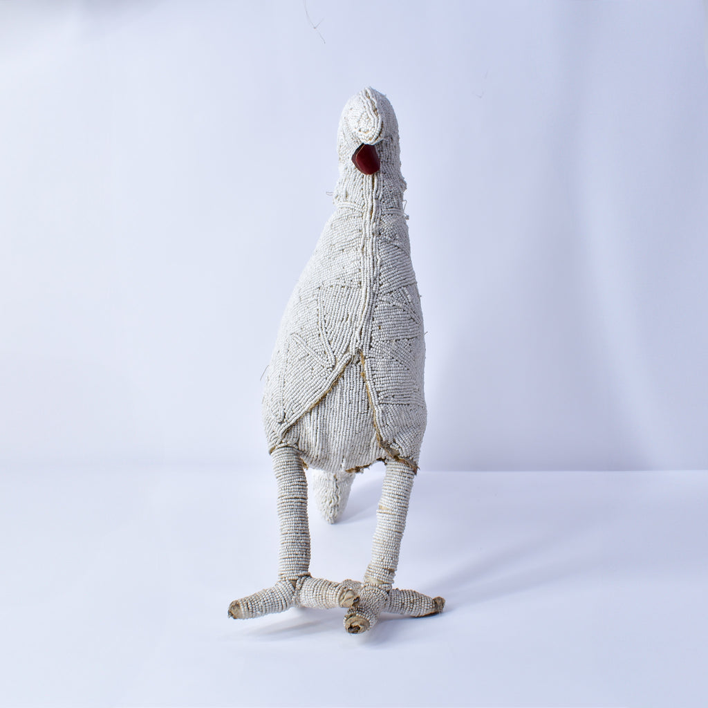 Yoruba Beaded White Chicken Nigeria