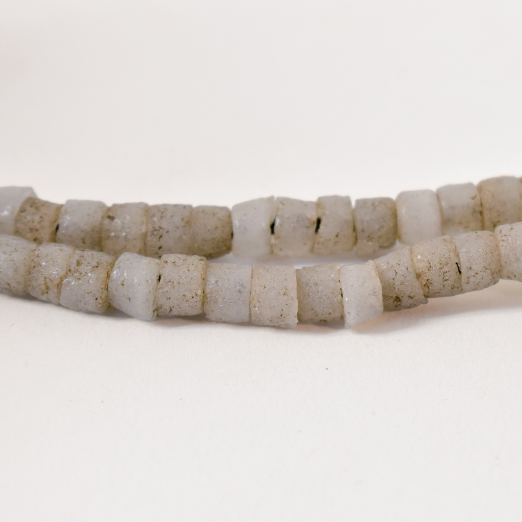 Grey Tile Trade Beads