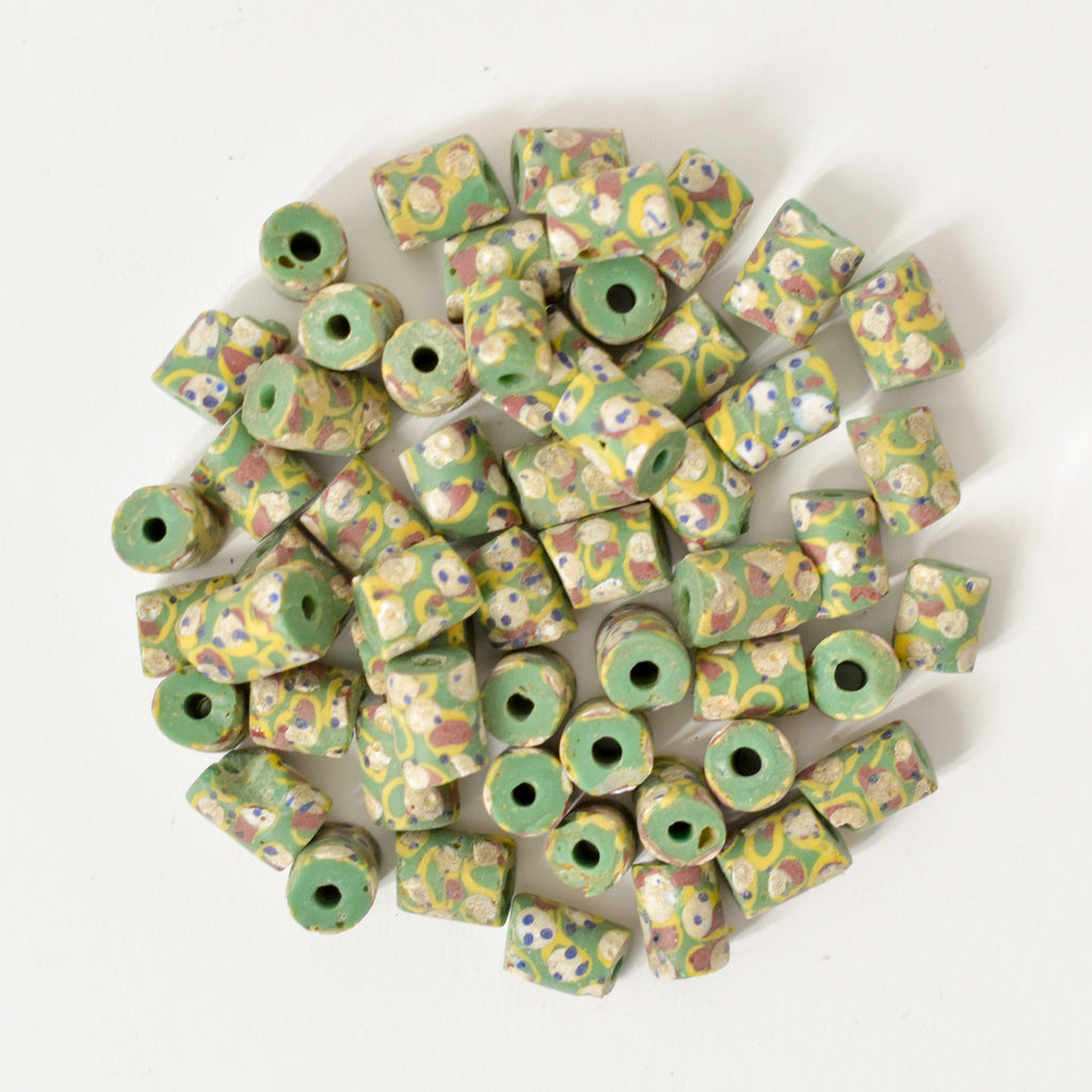 55 Venetian Green Trade Beads