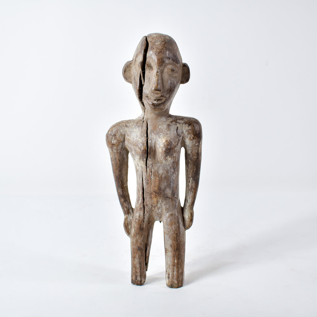Kongo Double Sided Male and Female Wood Figure Congo
