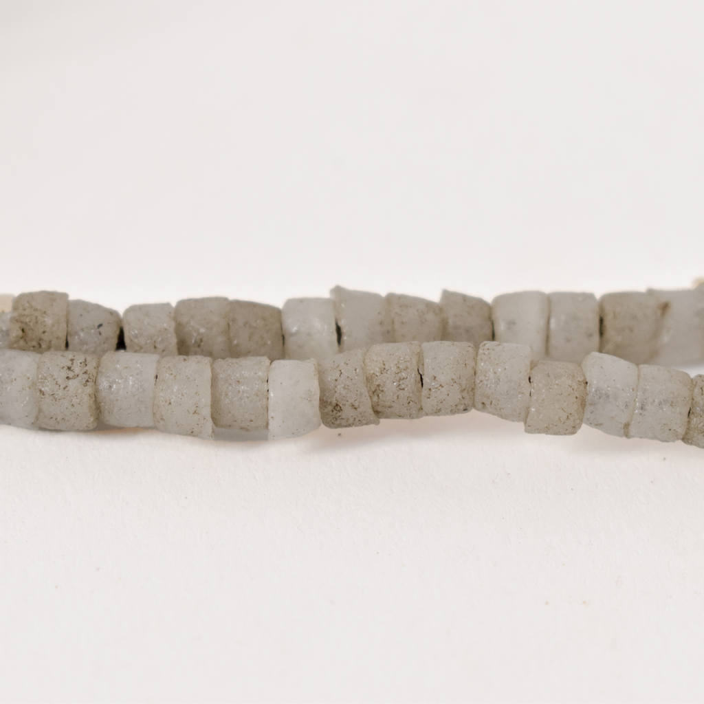 Grey Tile Trade Beads