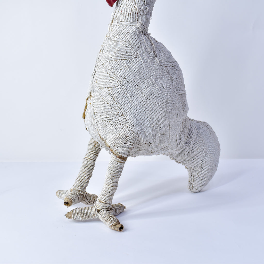 Yoruba Beaded White Chicken Nigeria
