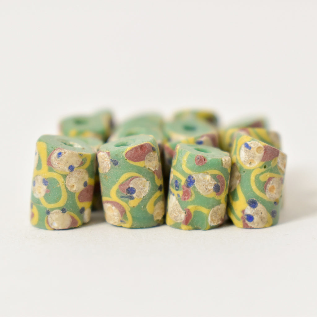 55 Venetian Green Trade Beads