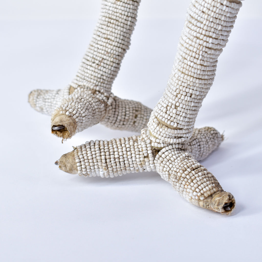 Yoruba Beaded White Chicken Nigeria
