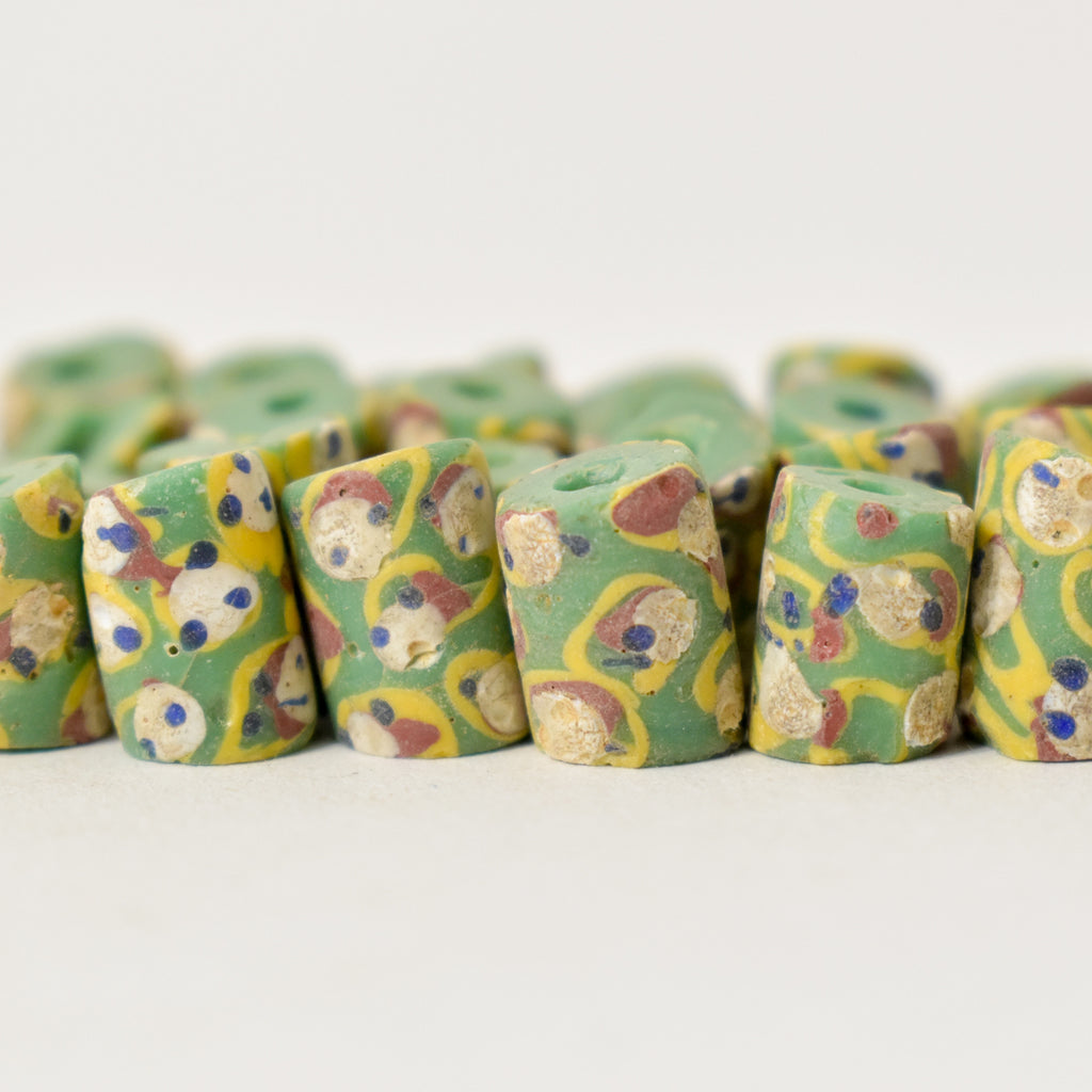 55 Venetian Green Trade Beads