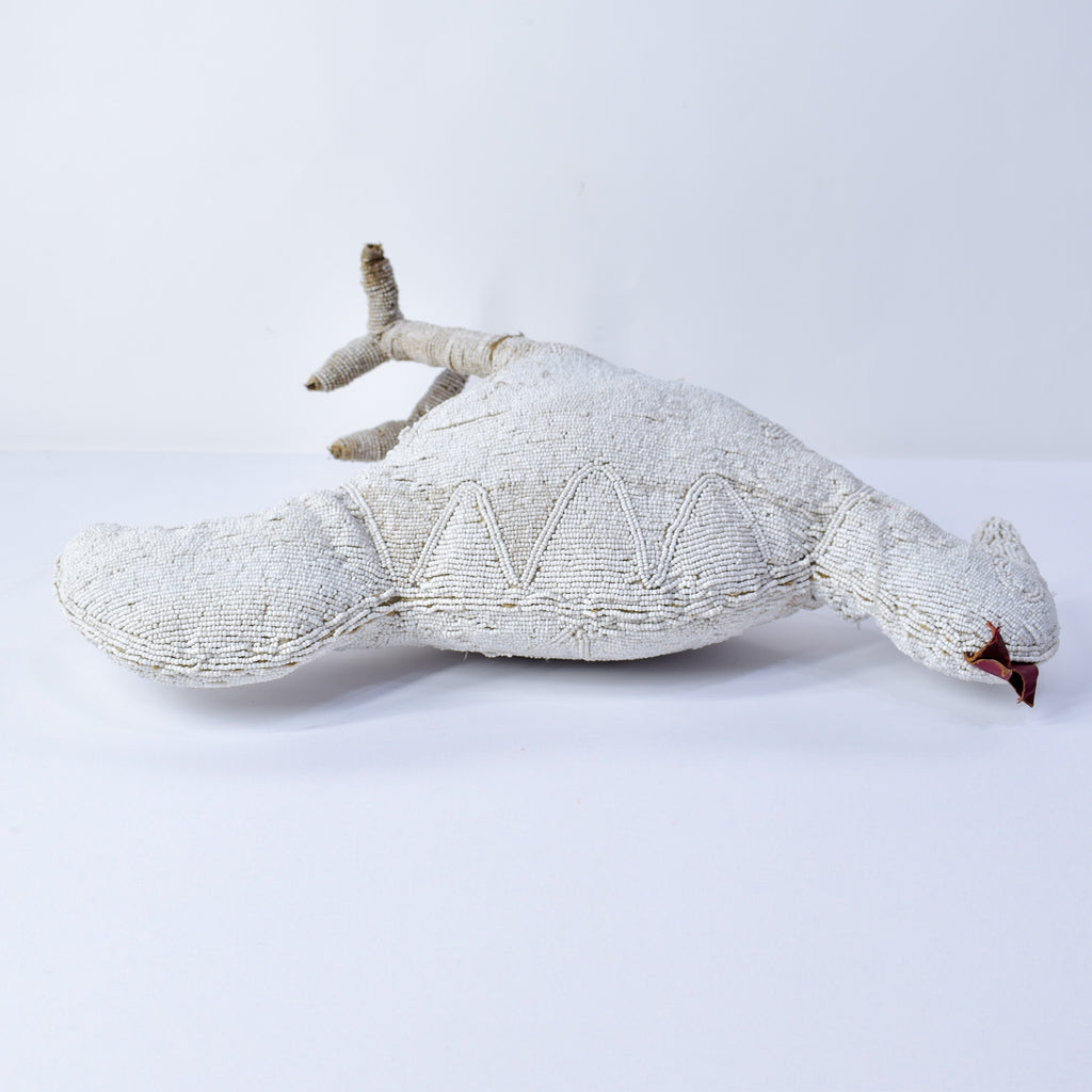 Yoruba Beaded White Chicken Nigeria