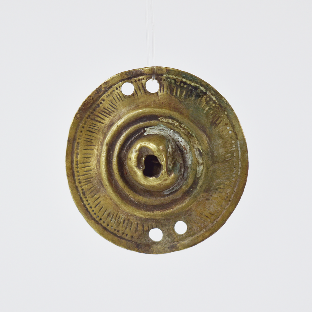 Brass Ethiopian Shield Pendant