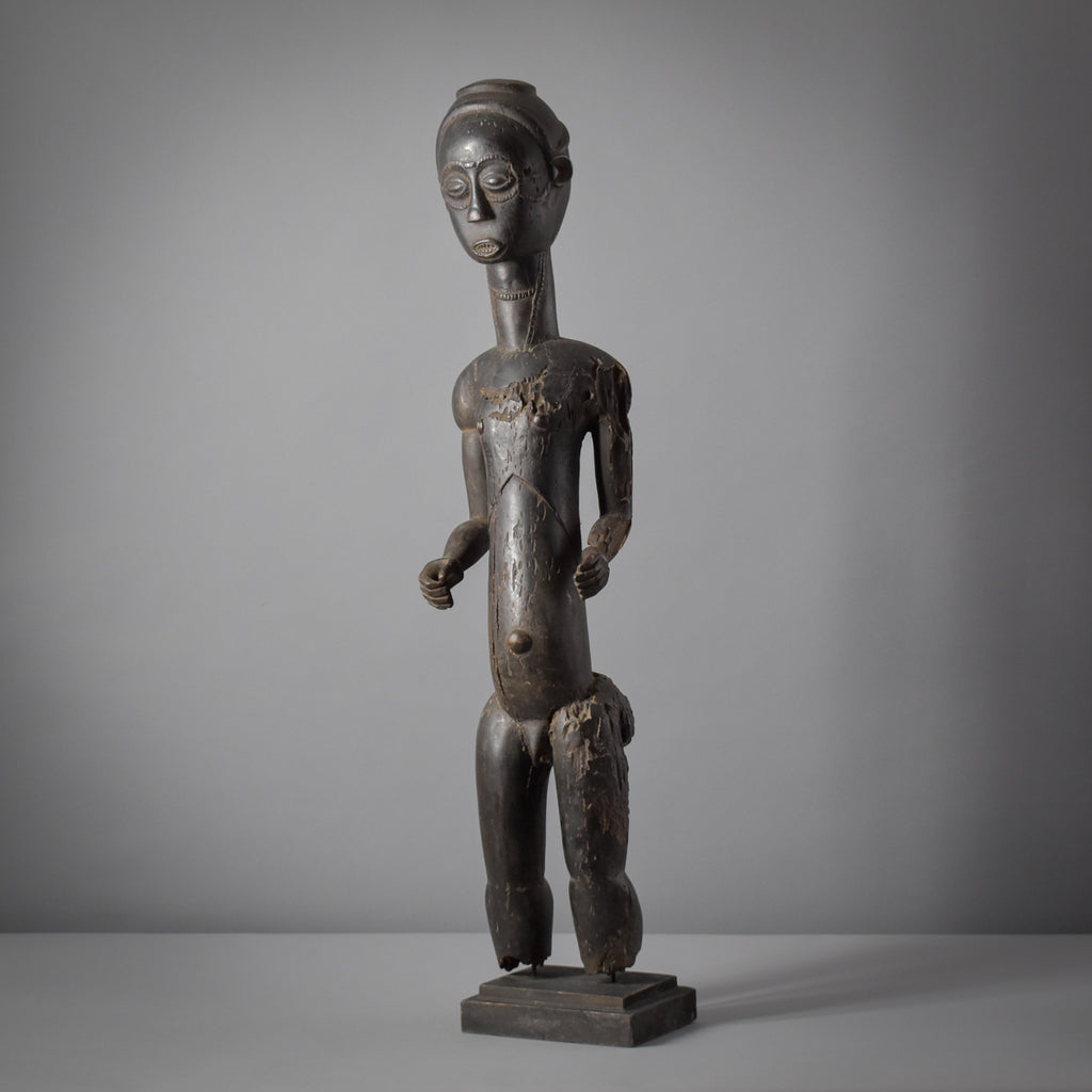 Bete Standing Male Figure on Custom Base Côte d'Ivoire