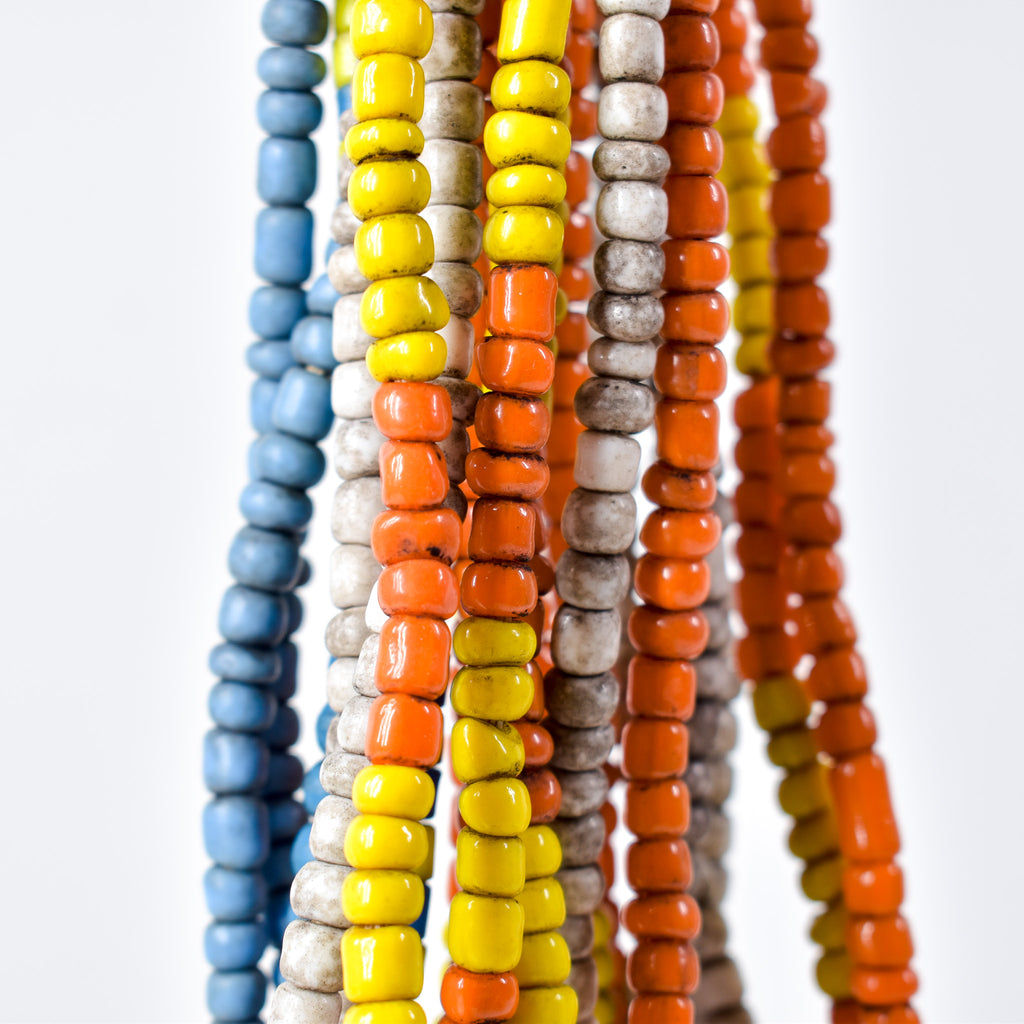 11 Strands Mixed Glass Trade Bead Grab Bag