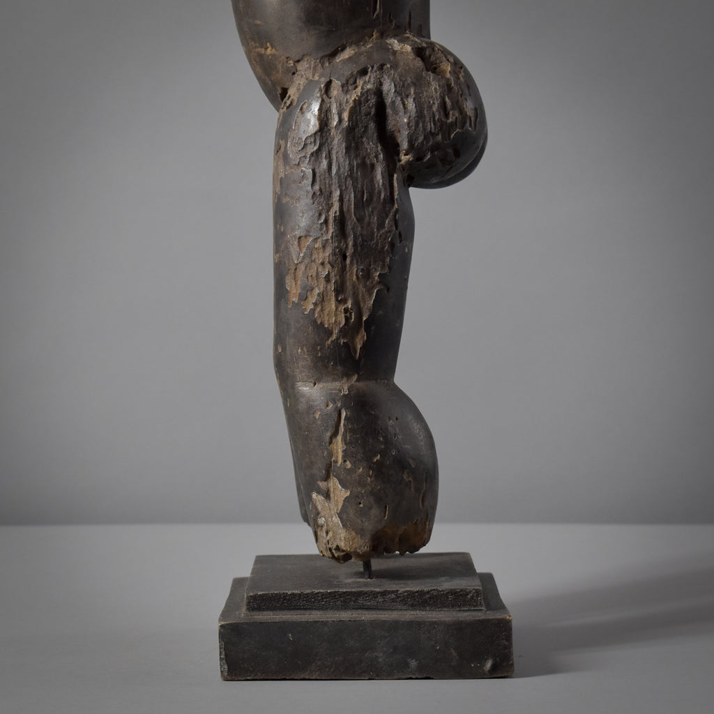 Bete Standing Male Figure on Custom Base Côte d'Ivoire