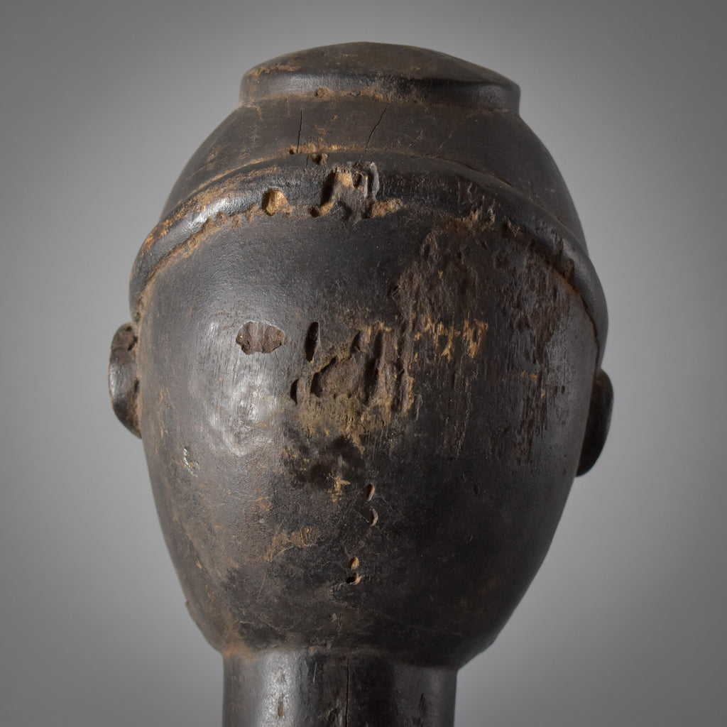 Bete Standing Male Figure on Custom Base Côte d'Ivoire