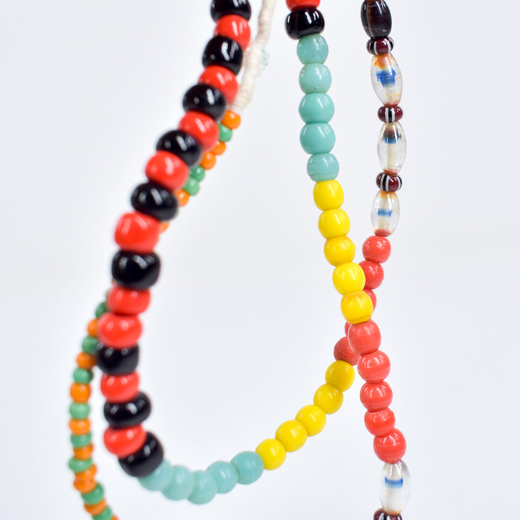Bohemian Mixed Trade Beads 32 Inch