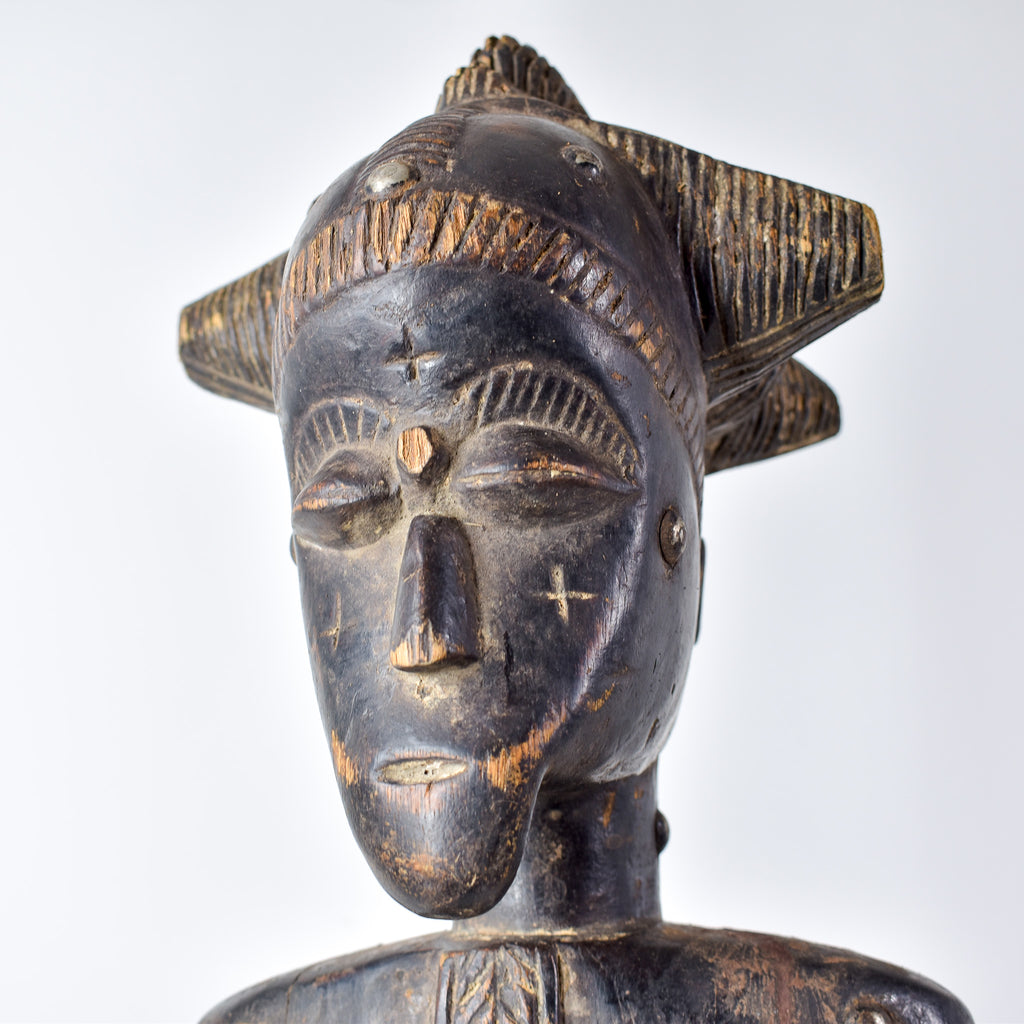 Anyi Attye Standing Male Figure Côte d'Ivoire
