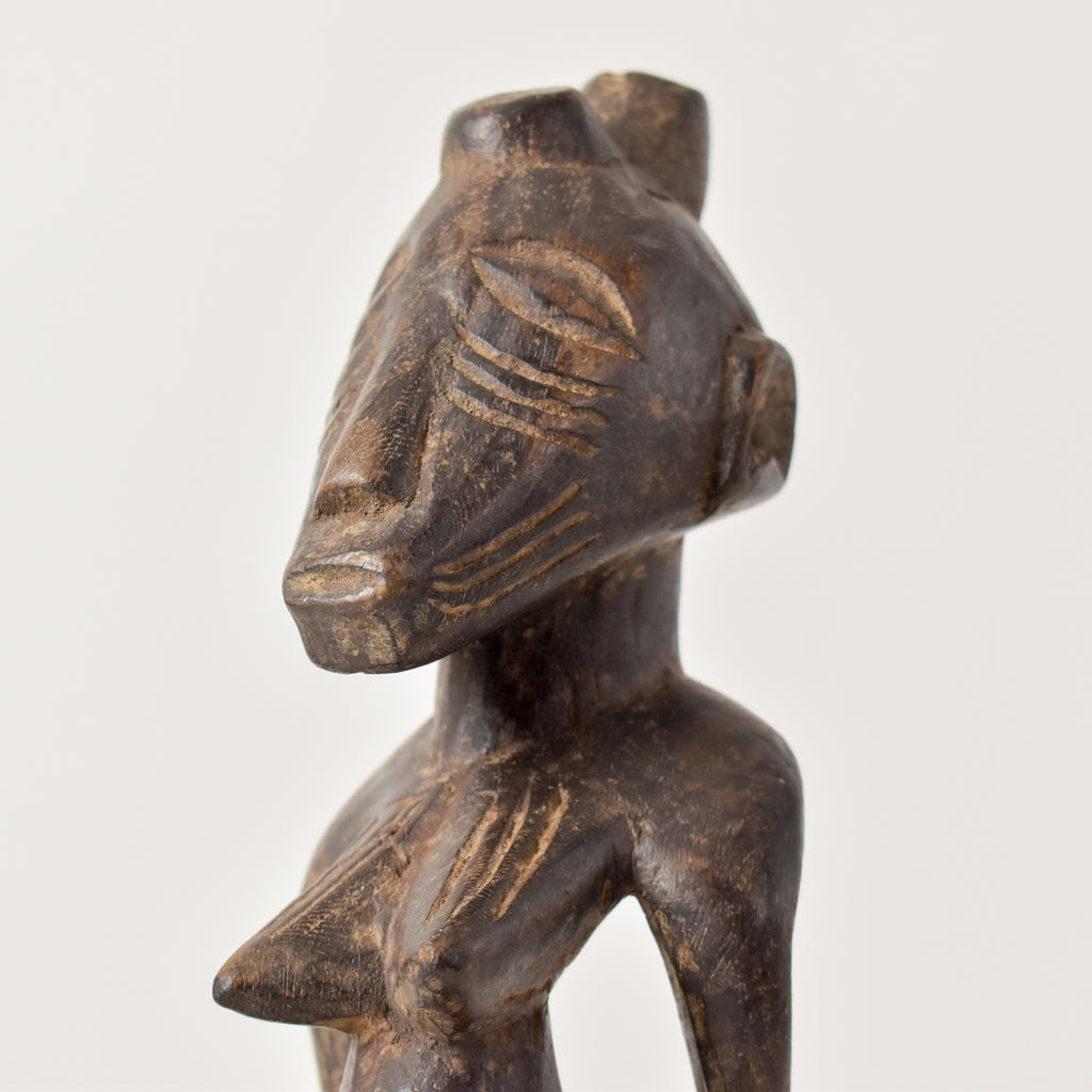 Senufo Figural Ladle on Custom Base Côte d'Ivoire