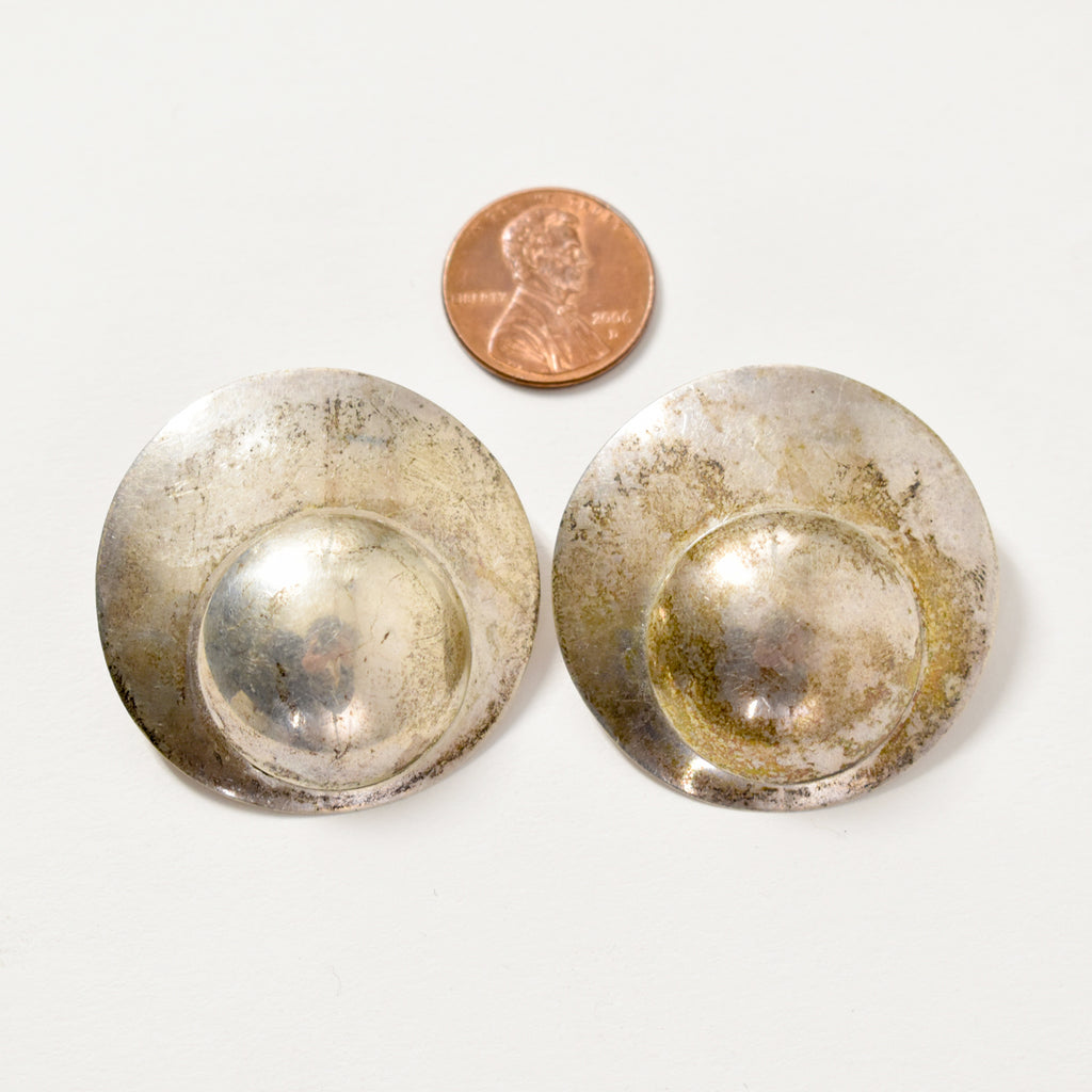 Silver Moon Earrings (Origin Unknown)