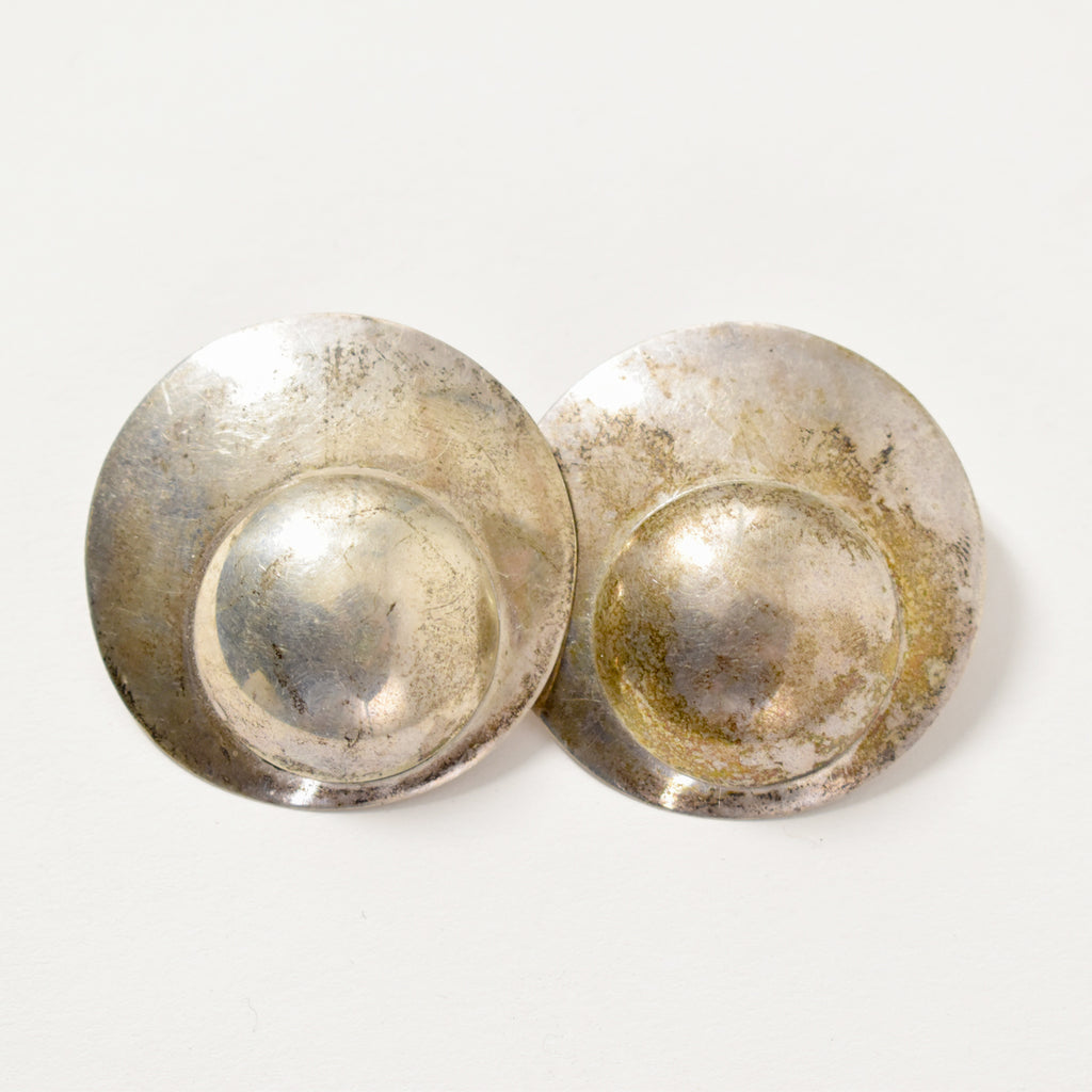 Silver Moon Earrings (Origin Unknown)