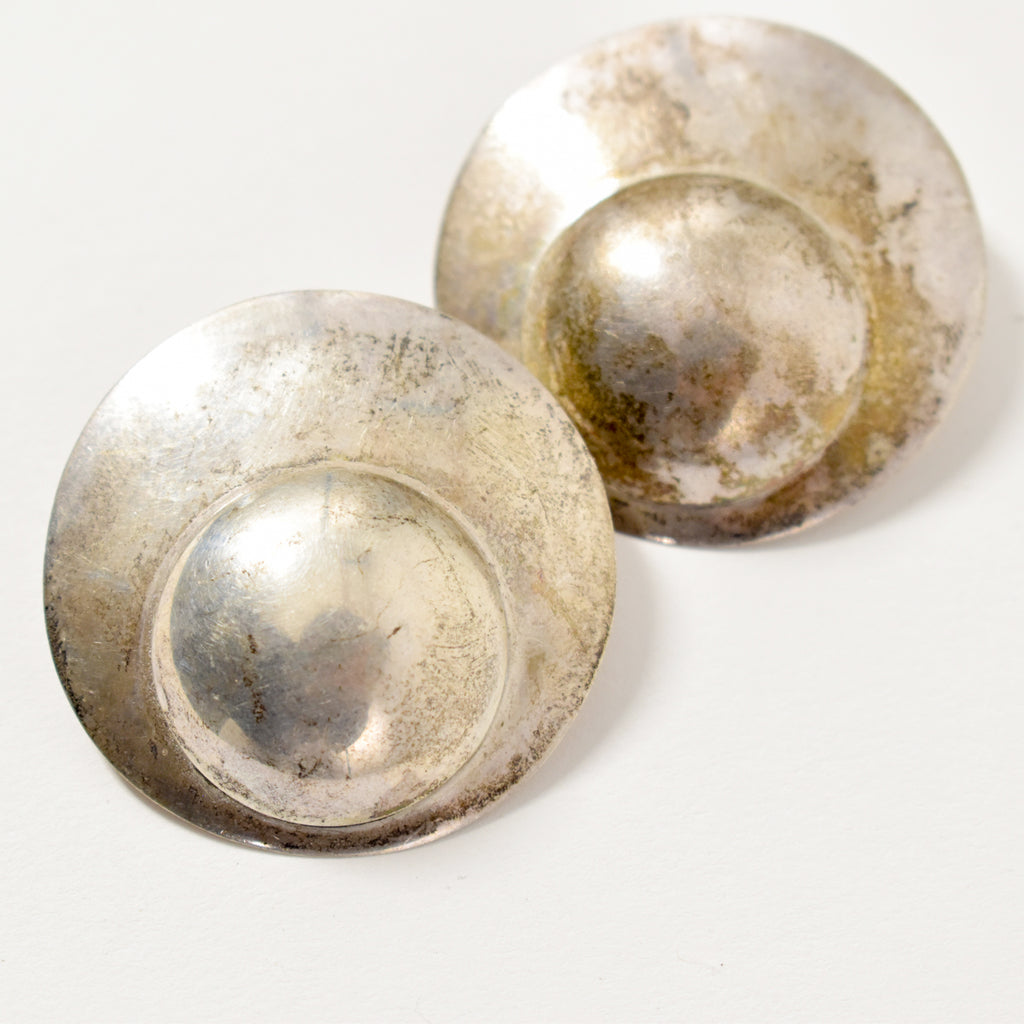 Silver Moon Earrings (Origin Unknown)