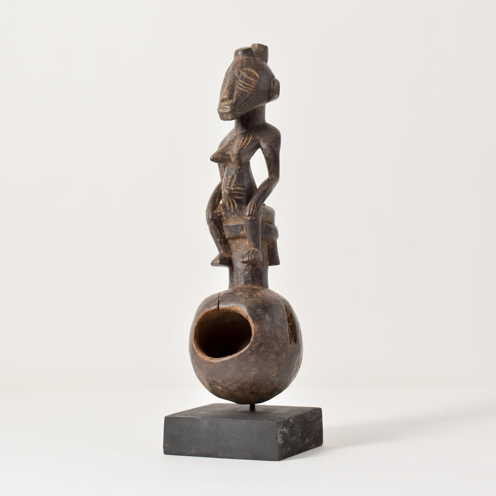 Senufo Figural Ladle on Custom Base Côte d'Ivoire