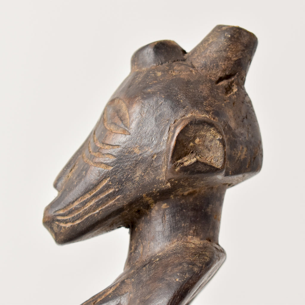 Senufo Figural Ladle on Custom Base Côte d'Ivoire