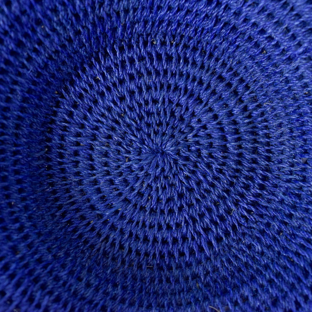 Blue Sisal Handwoven Basket Eswatini