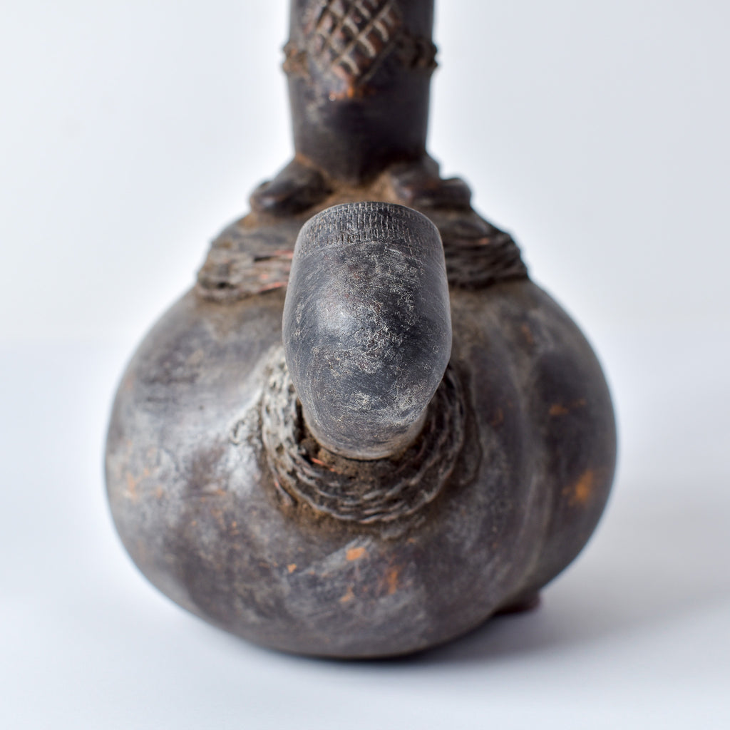 Luba Pipe with Female Figure Congo