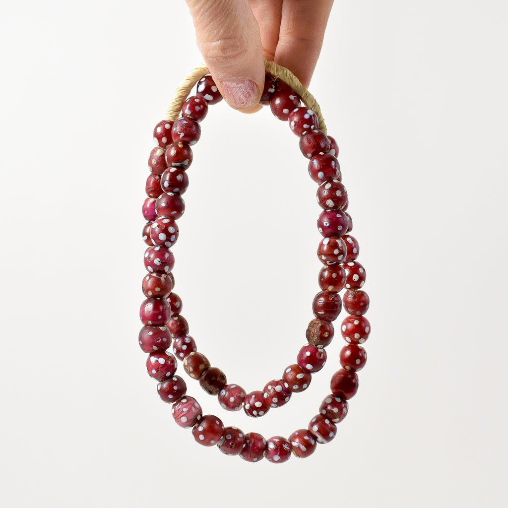 Venetian Skunk Red Trade Beads