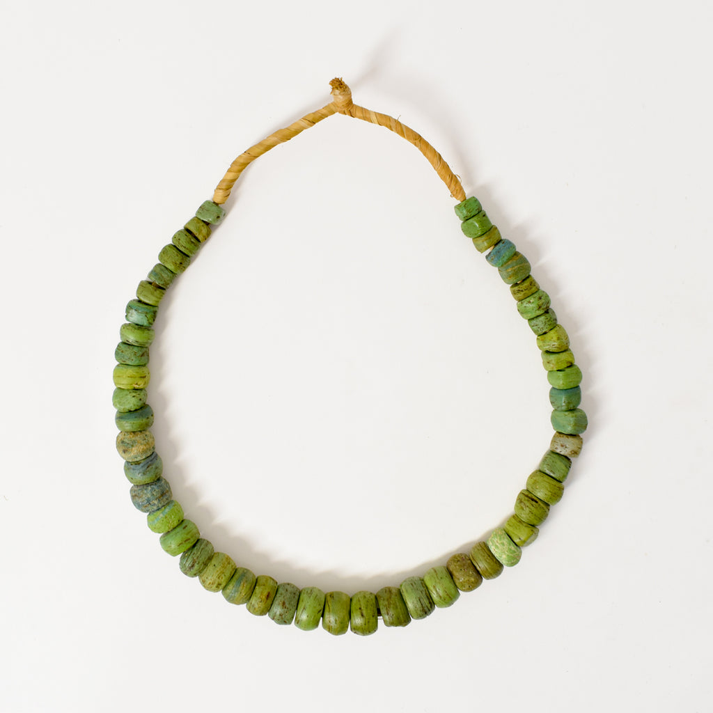 Hebron Kano Graduated Green Trade Beads