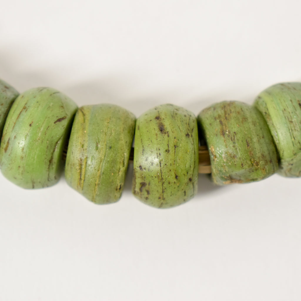 Hebron Kano Graduated Green Trade Beads
