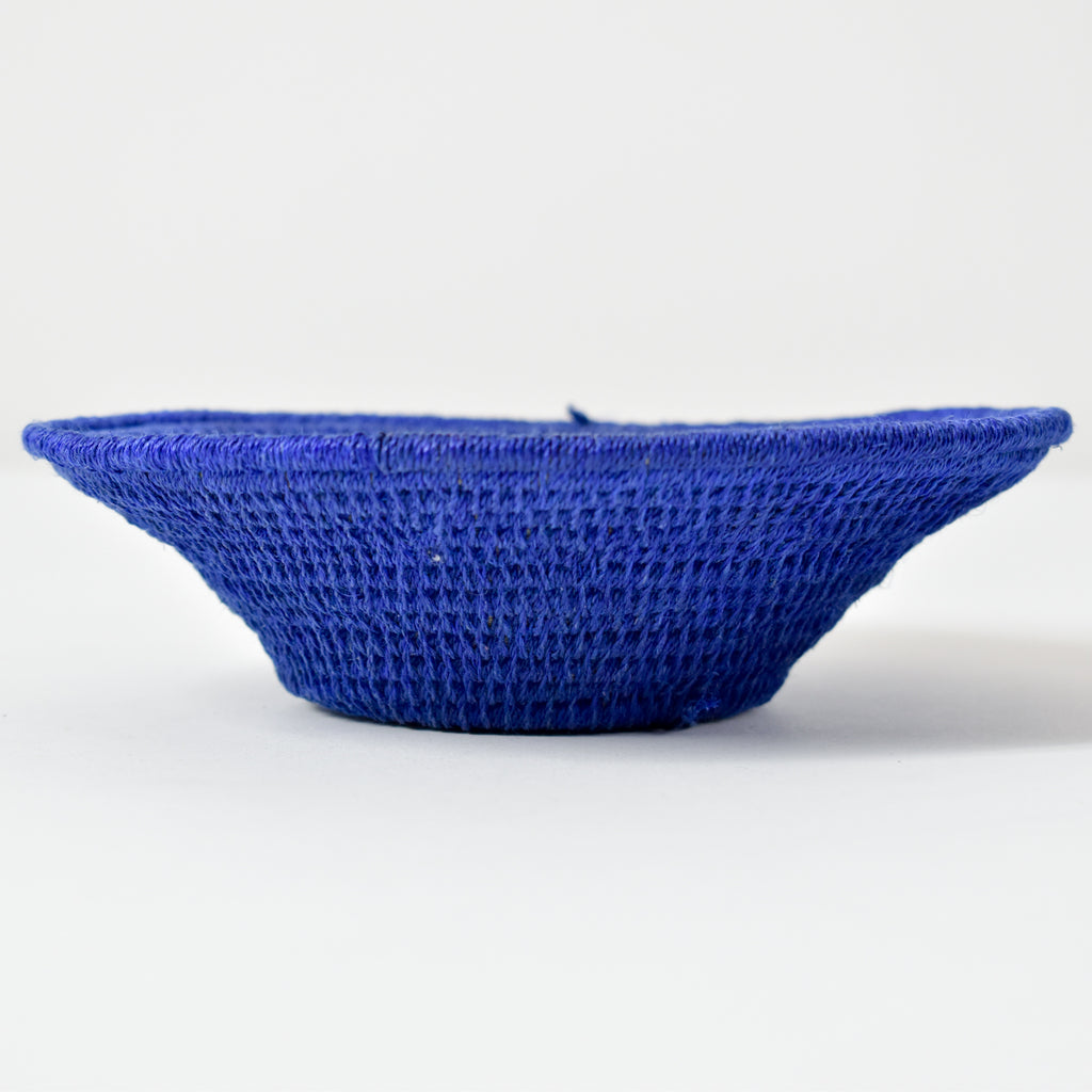 Blue Sisal Handwoven Basket Eswatini