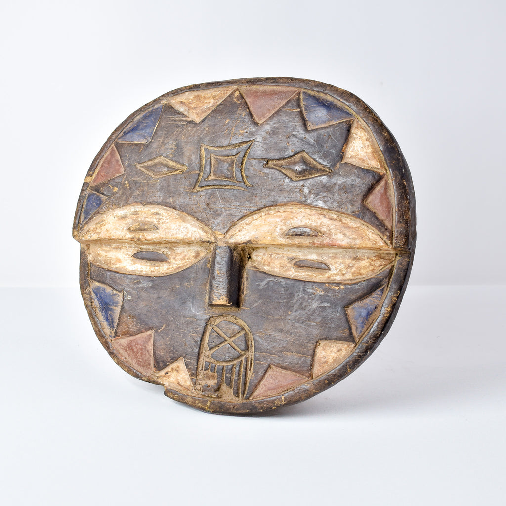 Teke Painted Wood Mask Congo