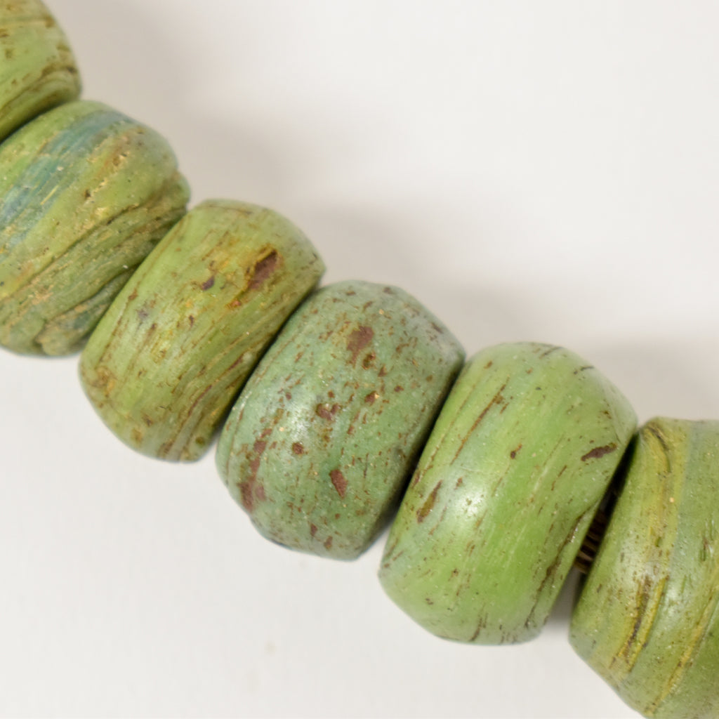 Hebron Kano Graduated Green Trade Beads