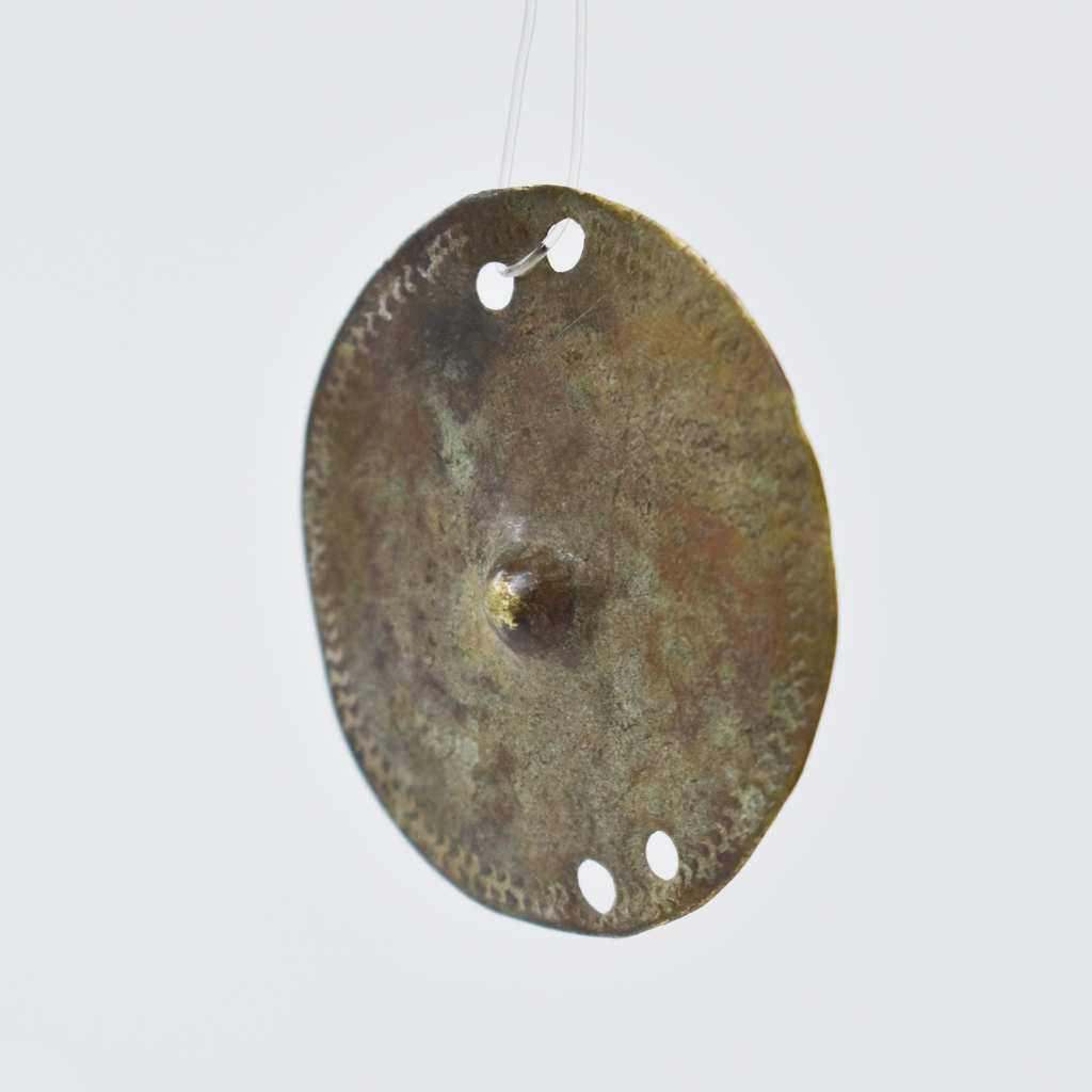 Brass Ethiopian Shield Pendant