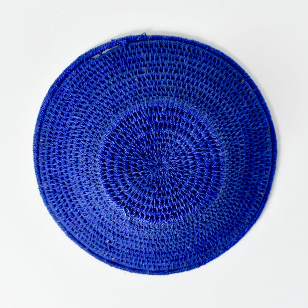 Blue Sisal Handwoven Basket Eswatini