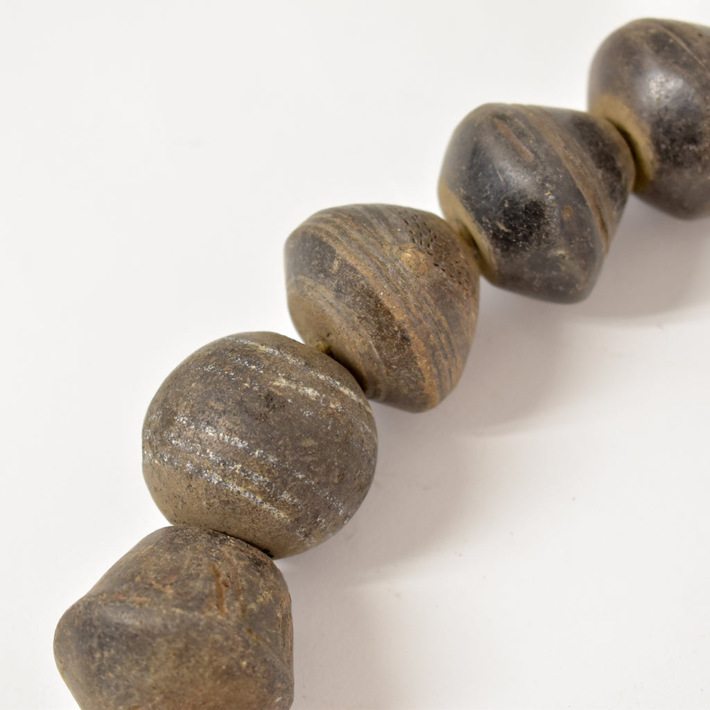 Spindle Whorl Trade Beads Mali 38 inch