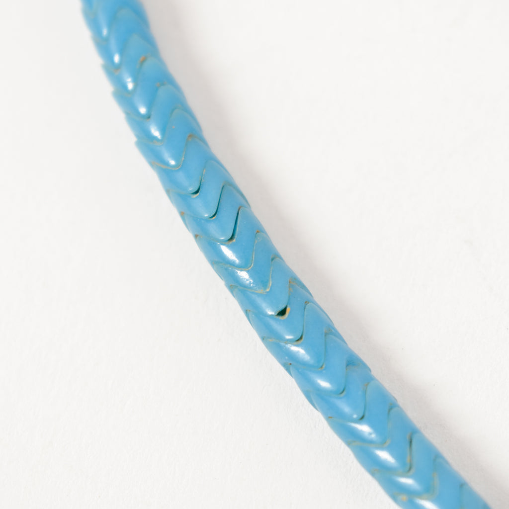 Snake Interlocking Blue Trade Beads