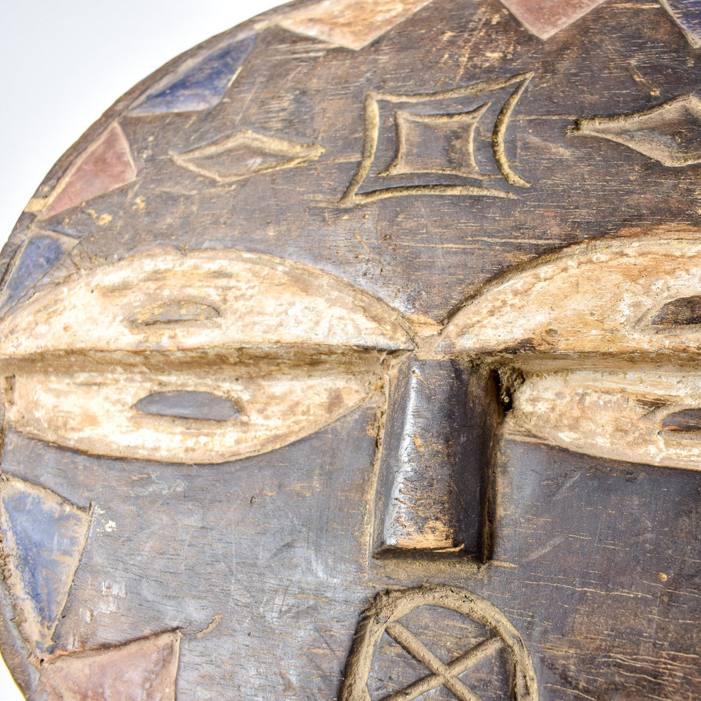 Teke Painted Wood Mask Congo