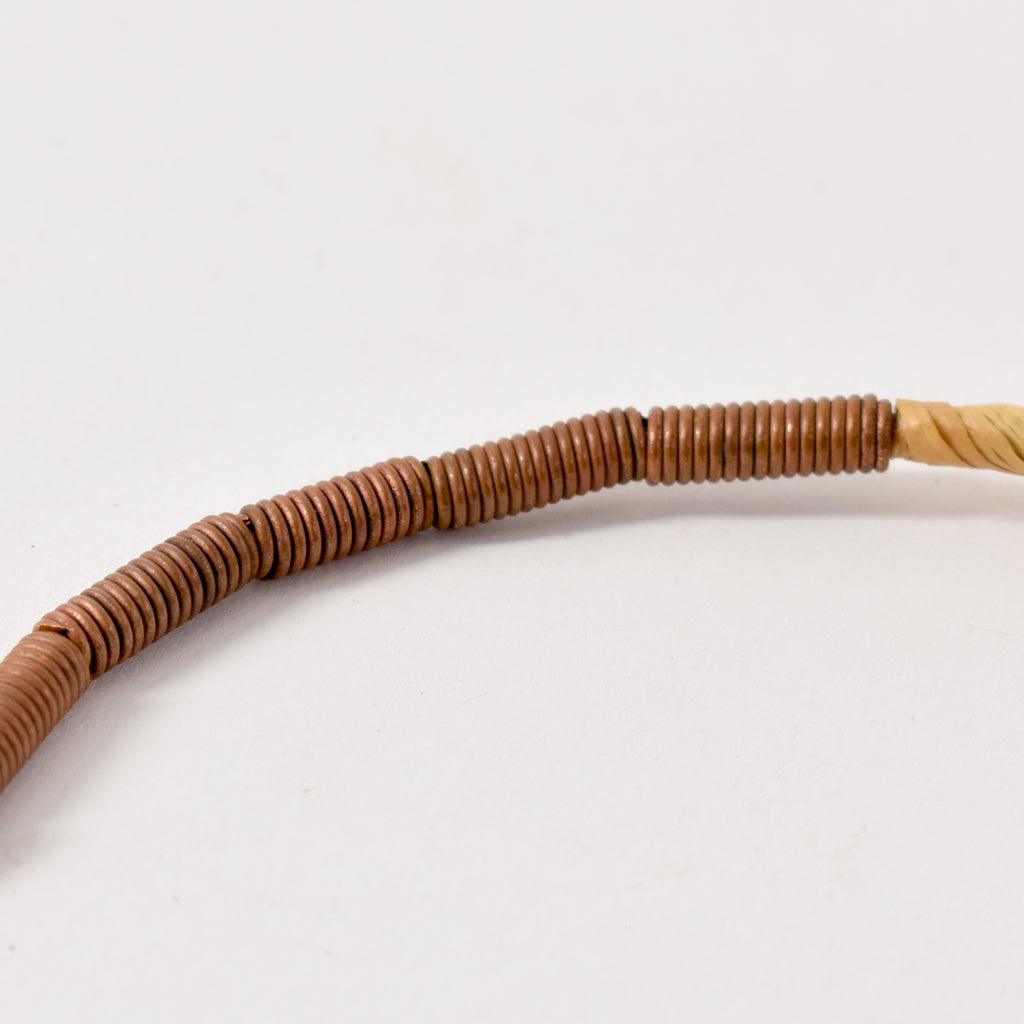 Copper Coiled Trade Beads Ethiopia