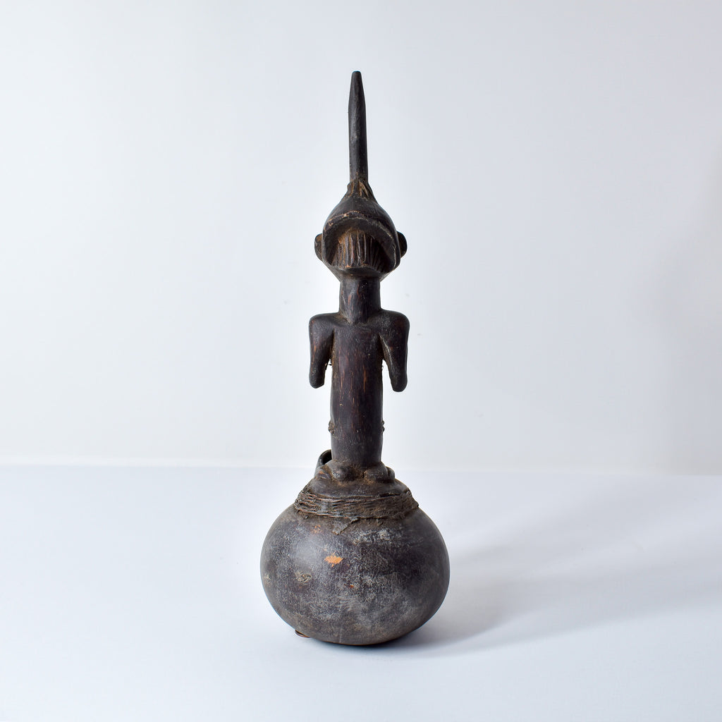Luba Pipe with Female Figure Congo