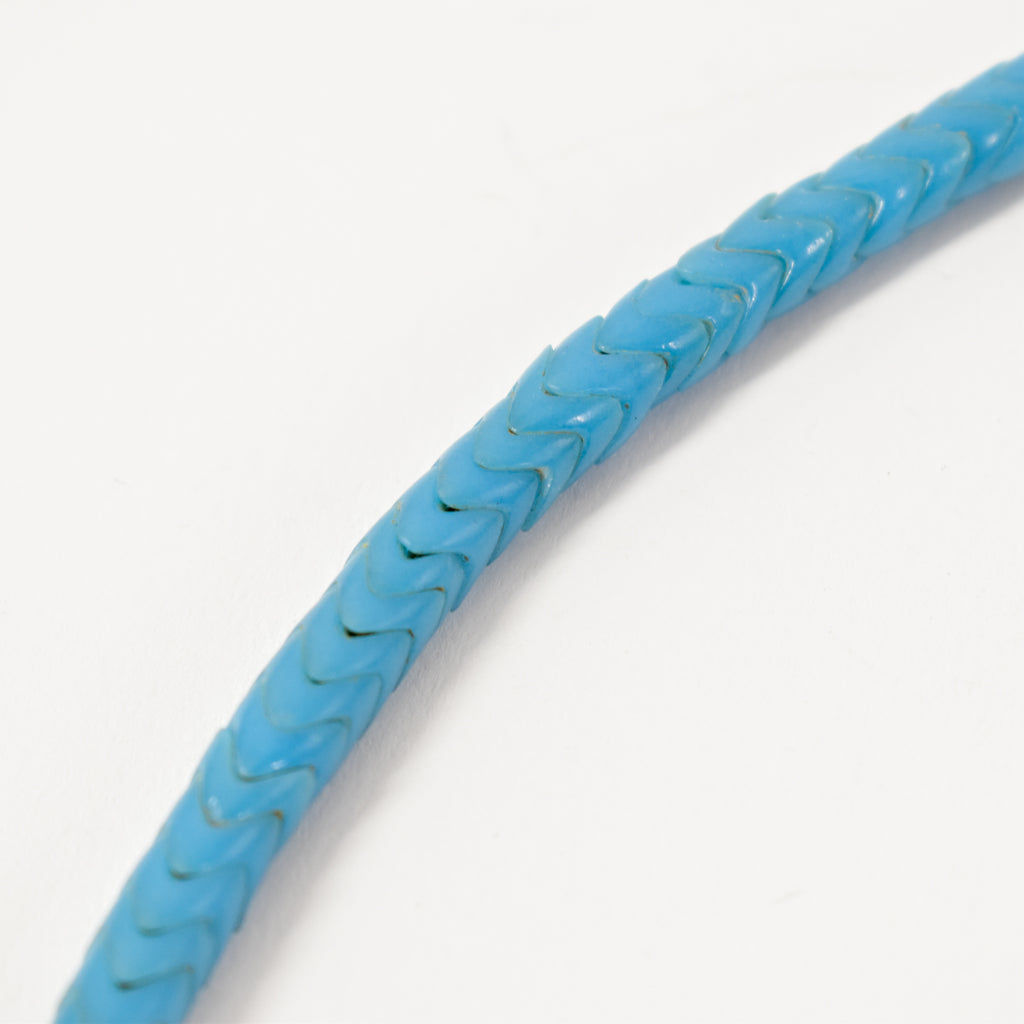 Snake Interlocking Blue Trade Beads