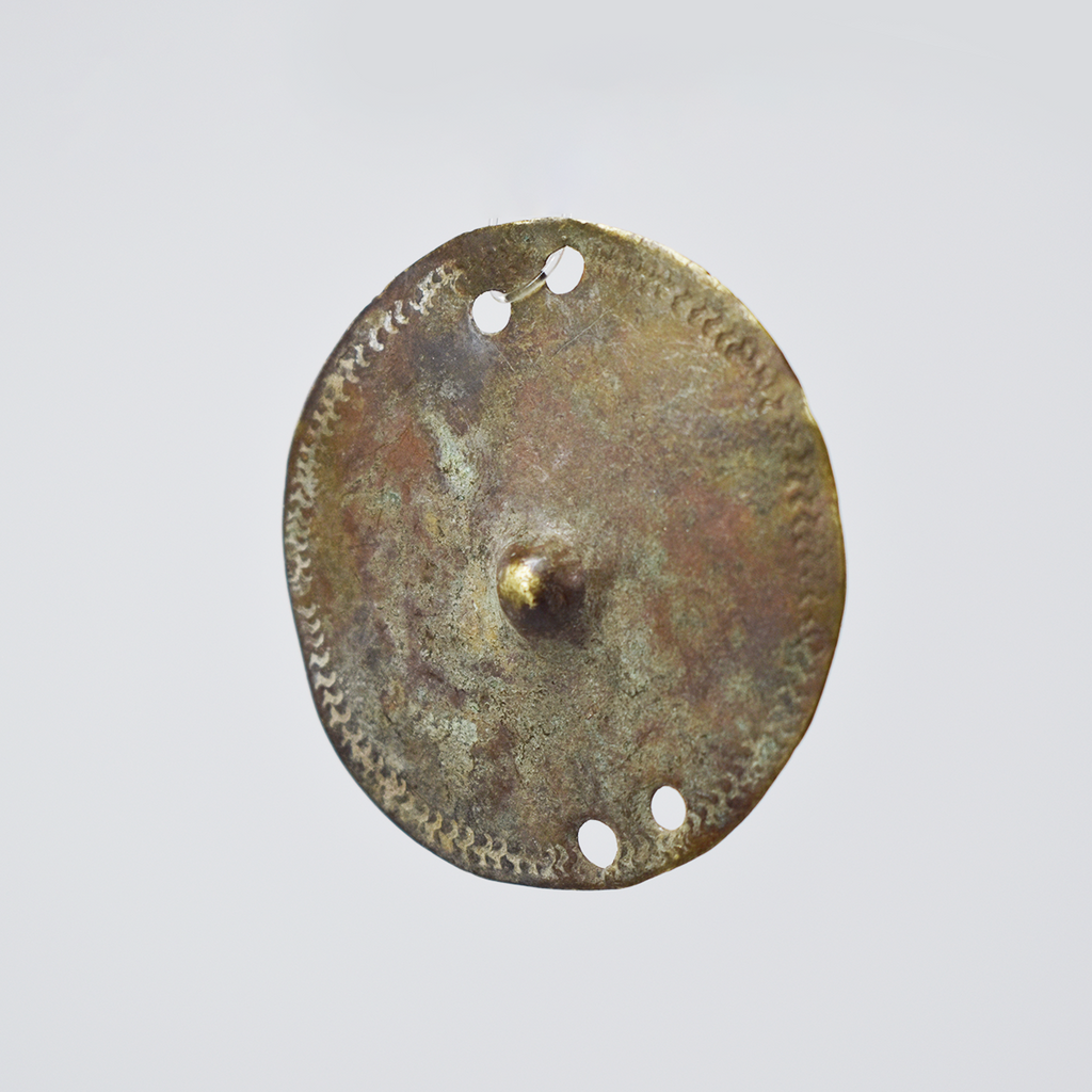 Brass Ethiopian Shield Pendant