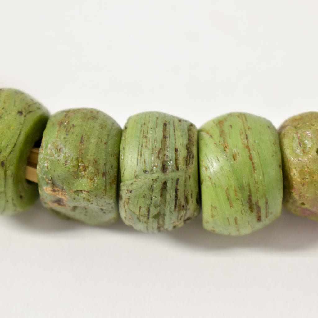 Hebron Kano Graduated Green Trade Beads