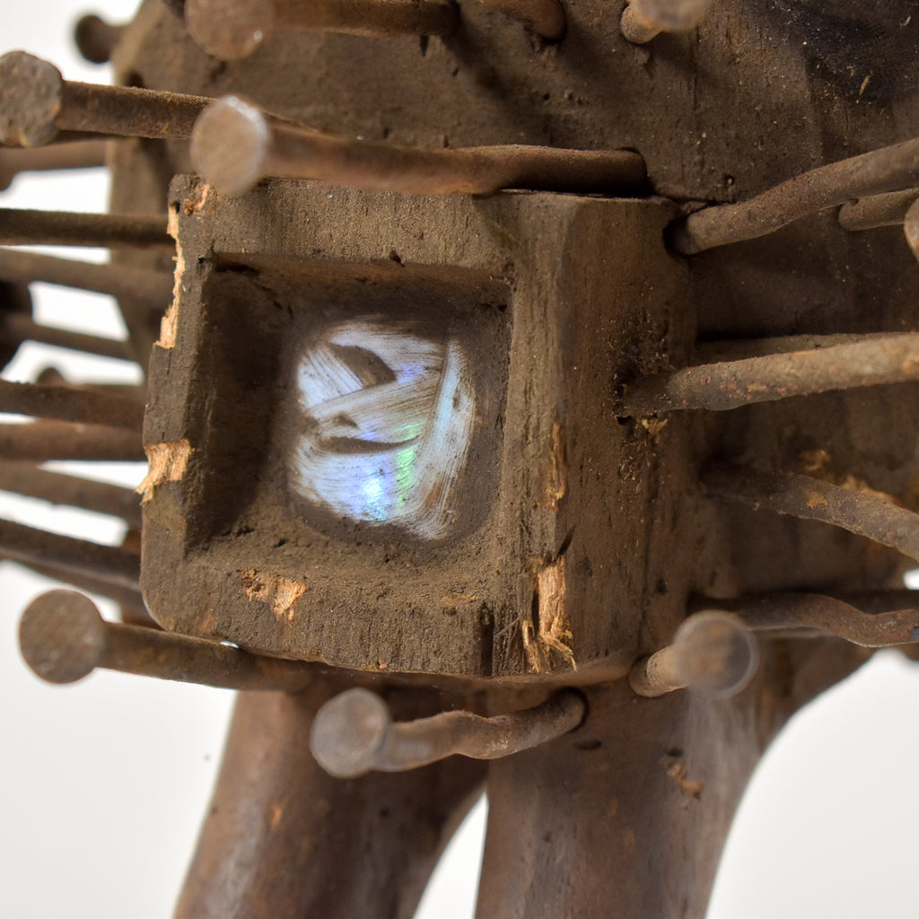 Bakongo Nkisi Power Nail Fetish Figure Congo